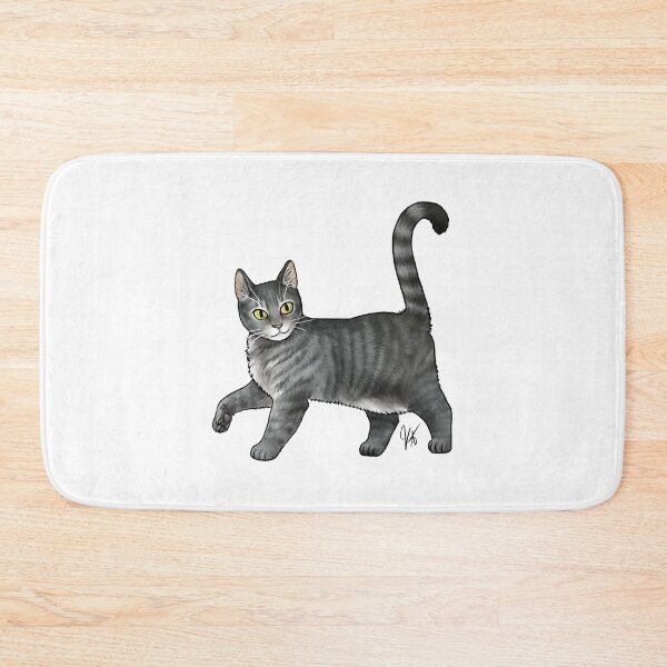 Item preview, Cat - Cyprus Cat - Gray Tabby designed and sold by Jennifer Stolzer.