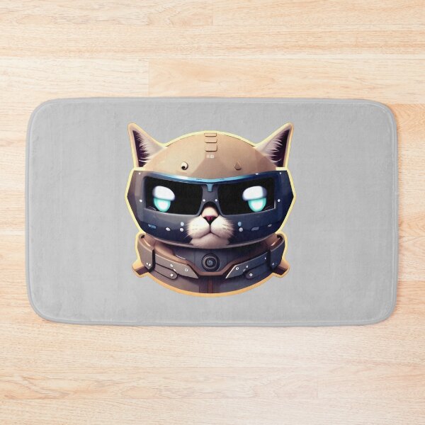 Item preview, Cute Cat Robot 2 - Cool cat design designed and sold by SheepAttack.