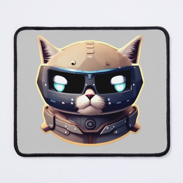 Item preview, Cute Cat Robot 2 - Cool cat design designed and sold by SheepAttack.
