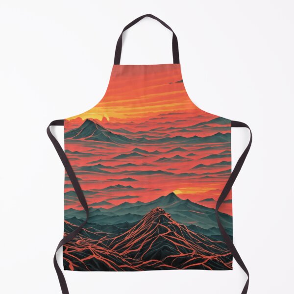 Artikelvorschau, Breathtaking Sunset Landscape with Mountains entworfen und verkauft von RedArtG09.