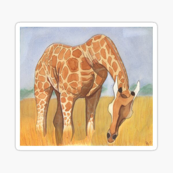 Item preview, The Giraffe designed and sold by HMSH Watercolors.