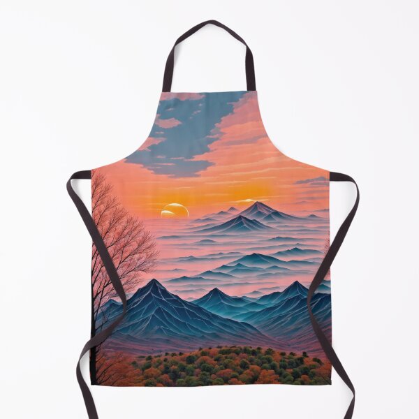Artikelvorschau, Sunset Hues Illuminating the Mountain Peaks entworfen und verkauft von RedArtG09.