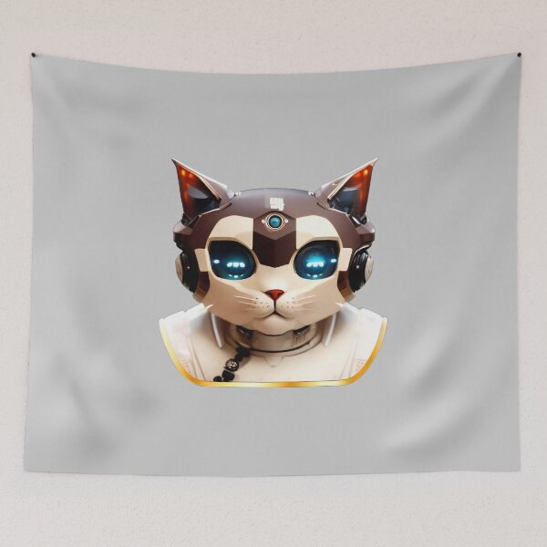 Item preview, Cute Cat Robot 3 - Cool cat theme designed and sold by SheepAttack.