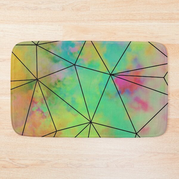 Item preview, Triangles watercolor pattern,multicolor designed and sold by cutecrazytshirt.