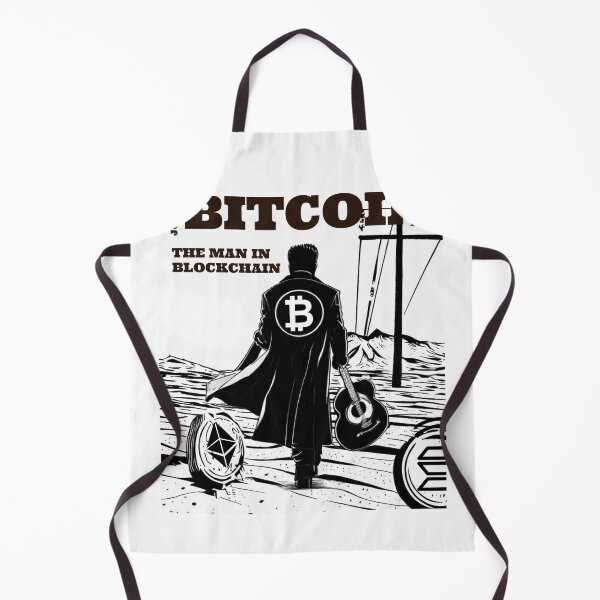 Item preview, Johnny Bitcoin - The Man In Blockchain designed and sold by AlpacaSmokes.
