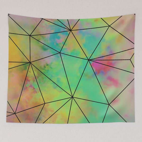 Item preview, Triangles watercolor pattern,multicolor designed and sold by cutecrazytshirt.