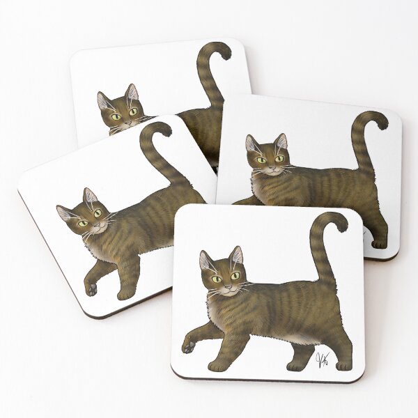 Item preview, Cat - Cyprus Cat - Brown Tabby designed and sold by Jennifer Stolzer.