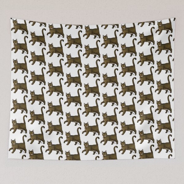 Item preview, Cat - Cyprus Cat - Brown Tabby designed and sold by Jennifer Stolzer.