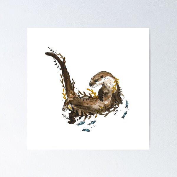 Item preview, Otter designed and sold by ArtByMareli.