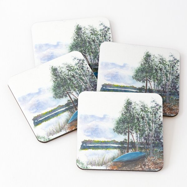 Item preview, A Peaceful Lake for Kayaking designed and sold by The Elderberry Blossom.