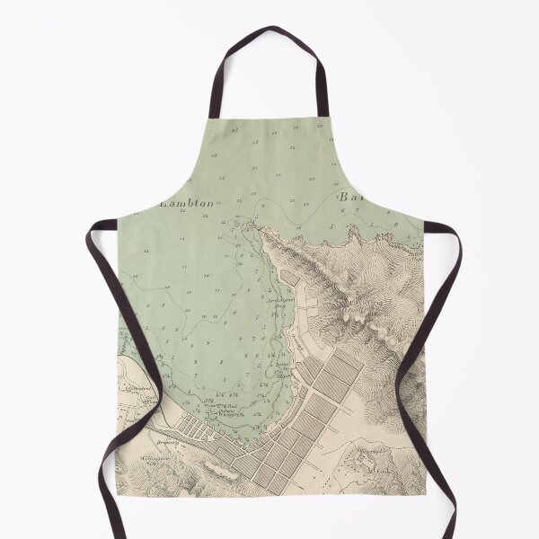 Item preview, Vintage Map of Wellington New Zealand (1881) designed and sold by BravuraMedia.