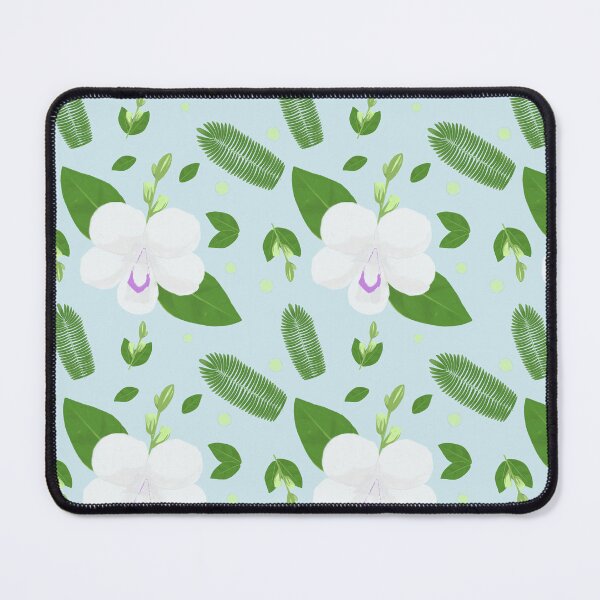 Item preview, white flowers watercolor designed and sold by OkiraStudio.