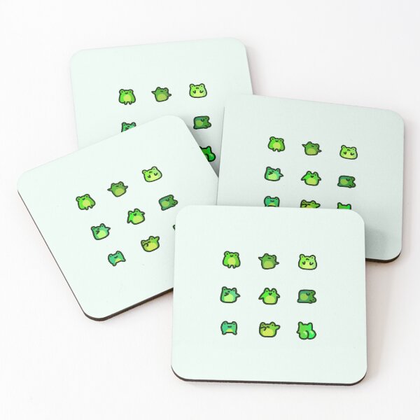 Item preview, Cute mini frog sticker pack designed and sold by Rohza-Doodles.
