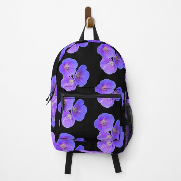 Item preview, Lilac Cranesbill on Black Shapes Mania designed and sold by Shapes-Mania.