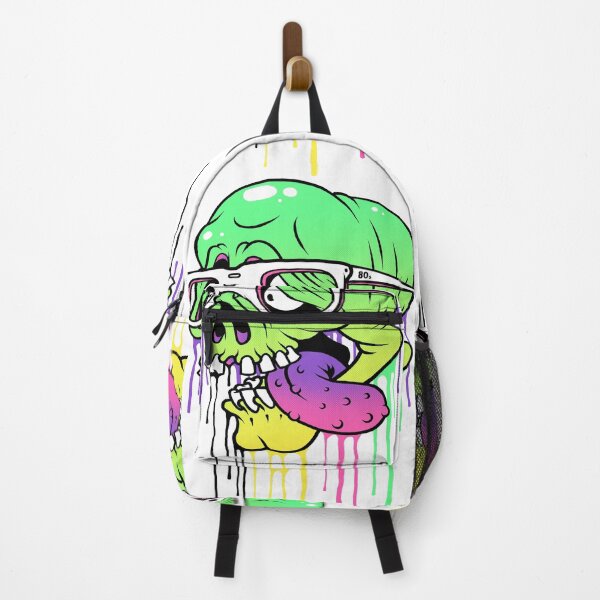 Item preview, crazy colorful skull designed and sold by stylestamp3.