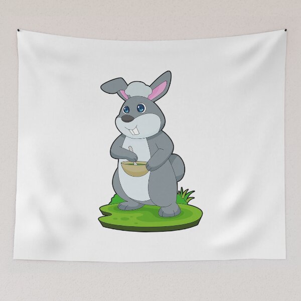 Item preview, Rabbit Chef Bowl designed and sold by Snabdesign84.