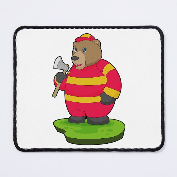 Item preview, Bear Firefighter Axe designed and sold by Snabdesign84.