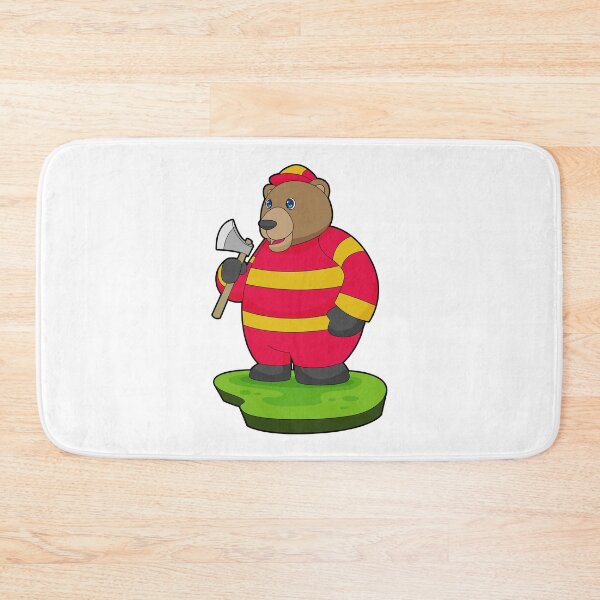 Item preview, Bear Firefighter Axe Fire department designed and sold by Snabdesign84.