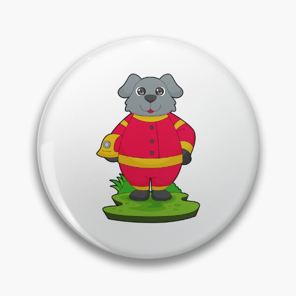 Item preview, Dog Firefighter Fire helmet Fire department designed and sold by Snabdesign84.