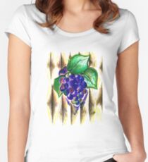 Ripened Grapes Women's Fitted Scoop T-Shirt