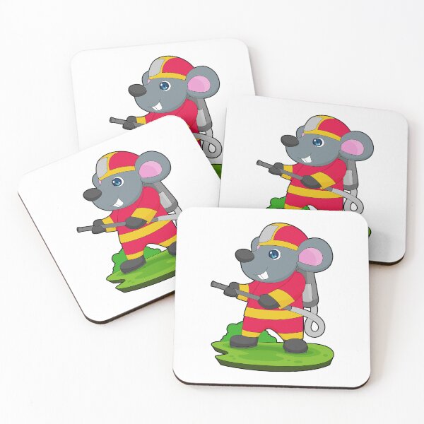 Item preview, Mouse Firefighter Fire hose designed and sold by Snabdesign84.