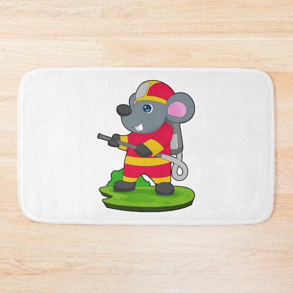 Item preview, Mouse Firefighter Fire extingusher Fire department designed and sold by Snabdesign84.