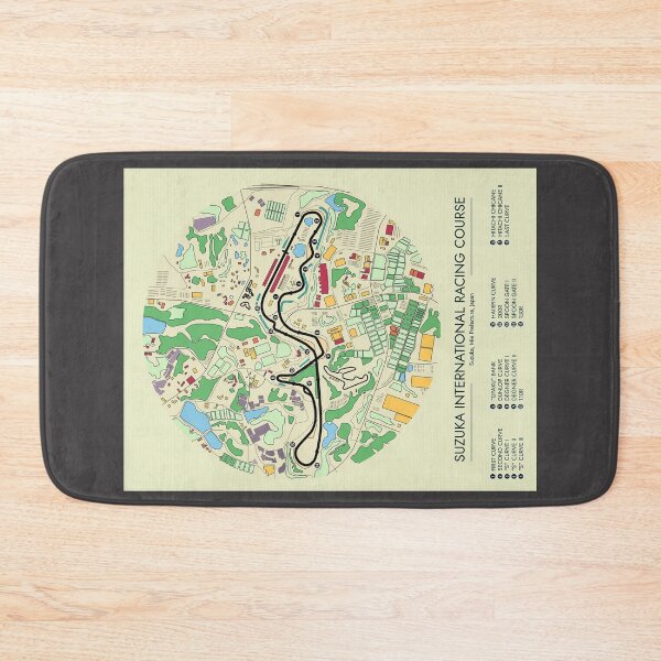 Item preview, Suzuka International Racing Course (Light Colors Version) designed and sold by BGALAXY.