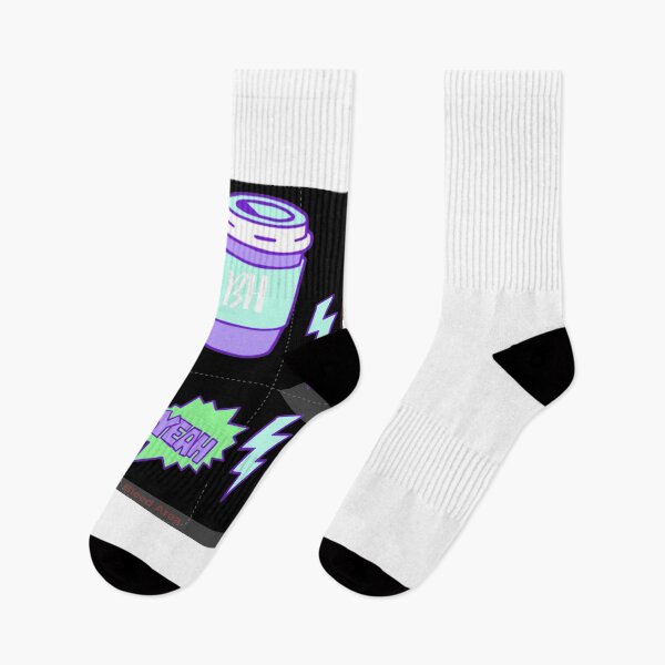 Item preview, Coffee socks designed and sold by Bevhughesart.