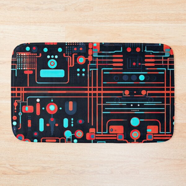 Item preview, Techno pattern 3 designed and sold by obstinator.