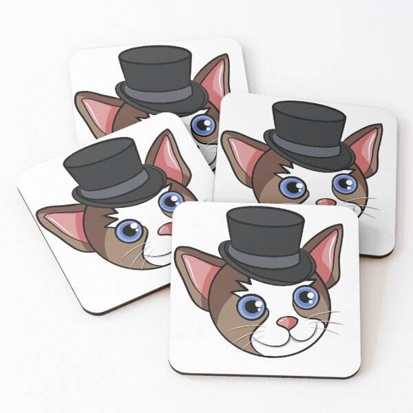 Item preview, Fancy Cat Sticker - Cats in Hats designed and sold by N9Livez.