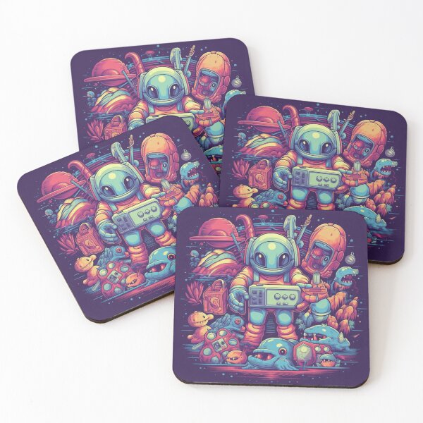 Item preview, Psychedelic Depths: Astronaut's Toyland of Chilling Wonders designed and sold by Bee Happy Creative™.