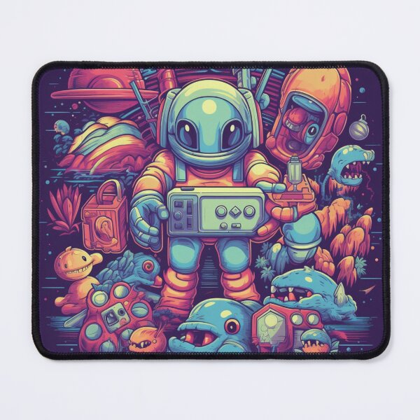 Item preview, Psychedelic Depths: Astronaut's Toyland of Chilling Wonders designed and sold by Bee Happy Creative™.