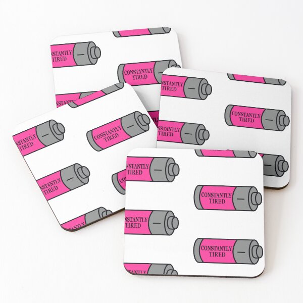 Item preview, Constantly Tired Battery In Pink designed and sold by Haiz19.