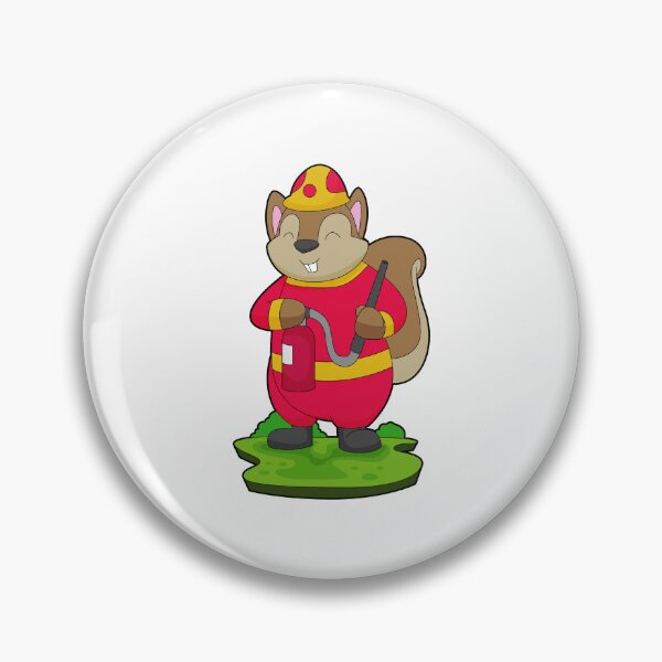 Item preview, Squirrel Firefighter Fire extingusher Fire department designed and sold by Snabdesign84.
