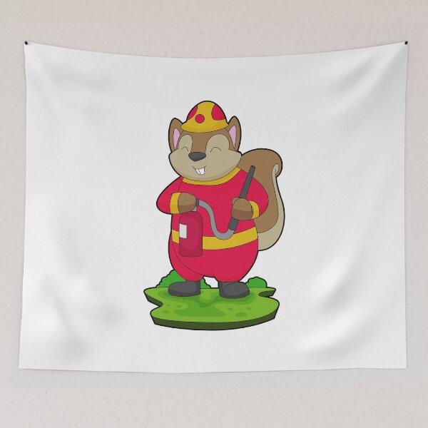 Item preview, Squirrel Firefighter Fire hose designed and sold by Snabdesign84.