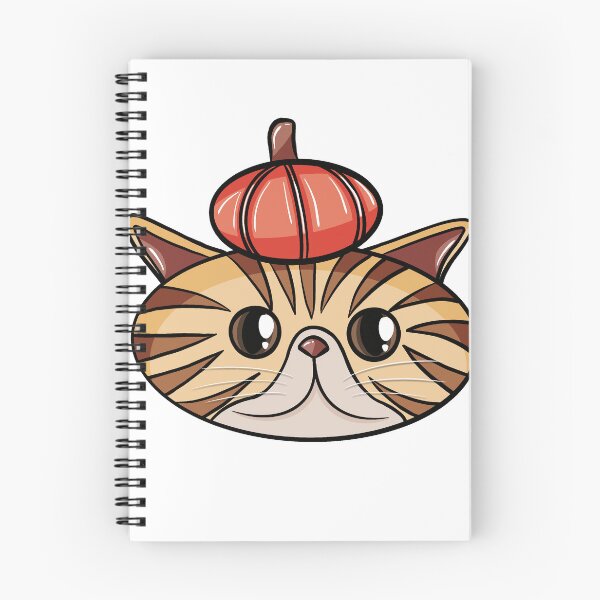 Item preview, Pumpkin Cat Sticker - Cats in Hats designed and sold by N9Livez.