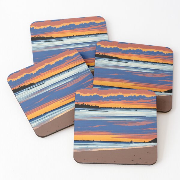 Item preview, Dusk Delight: Mesmerizing Sunset over the Beach designed and sold by RedArtG09.