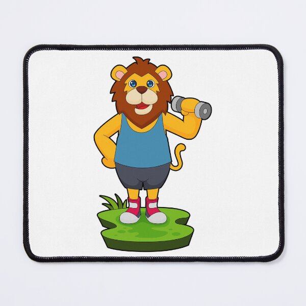 Item preview, Lion Bodybuilder Dumbbell designed and sold by Snabdesign84.