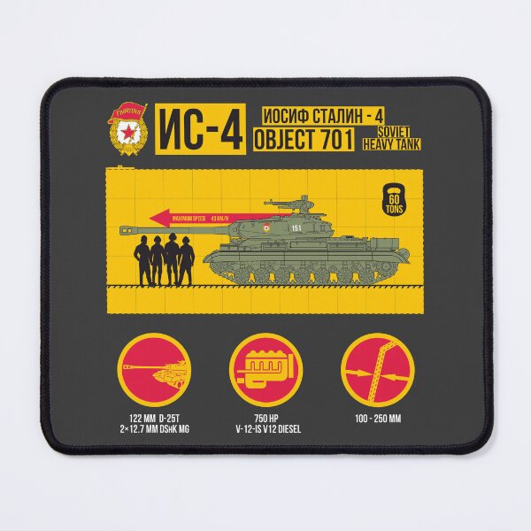 Item preview, Infographics of the USSR IS-4 tank designed and sold by FAawRay.