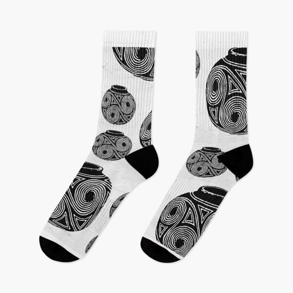Item preview, Native American Pottery Art In Black And White designed and sold by Sharon Cummings Art.