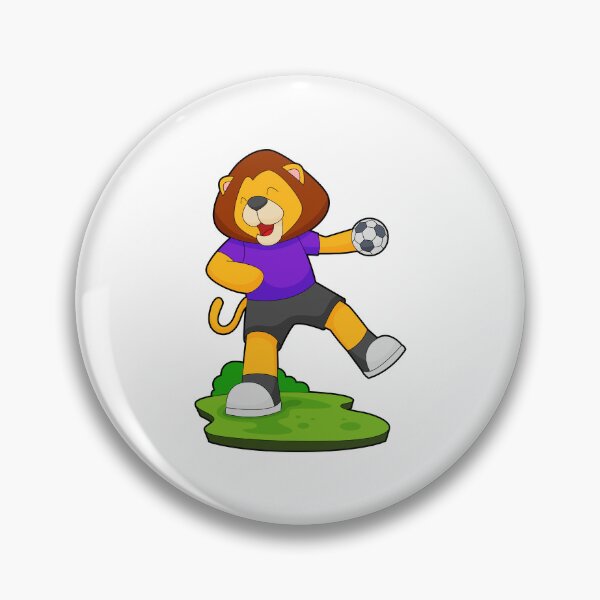 Item preview, Lion Handball player Handball designed and sold by Snabdesign84.