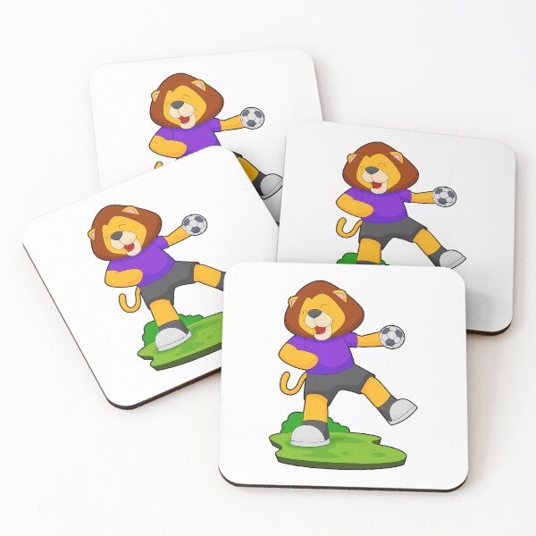 Item preview, Lion Handball player Handball designed and sold by Snabdesign84.