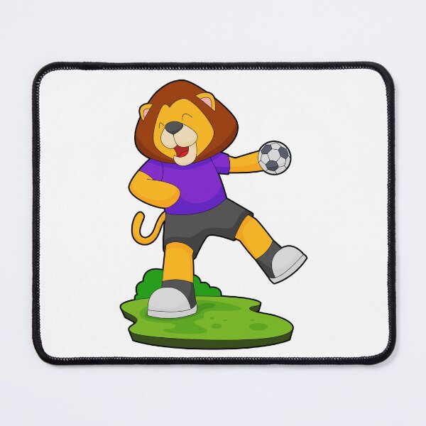 Item preview, Lion Handball player Handball designed and sold by Snabdesign84.