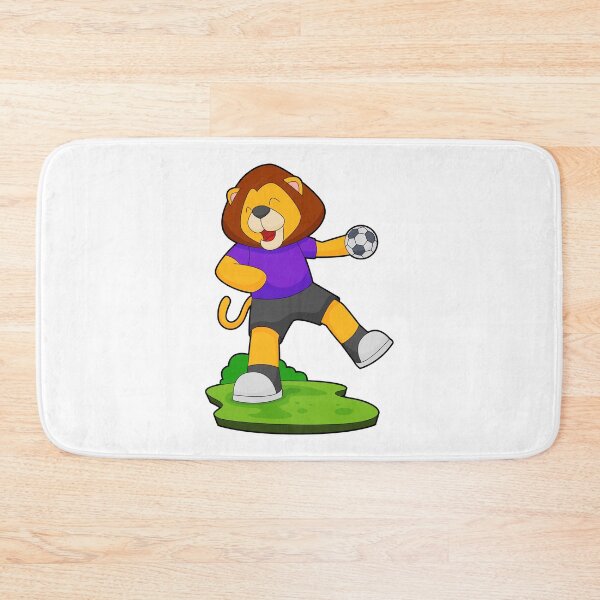 Item preview, Lion Handball player Handball designed and sold by Snabdesign84.