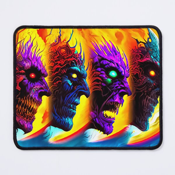 Item preview, Four Scary Faces Art designed and sold by AtomicCityArt.
