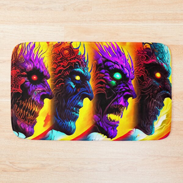 Item preview, Four Scary Faces Art designed and sold by AtomicCityArt.