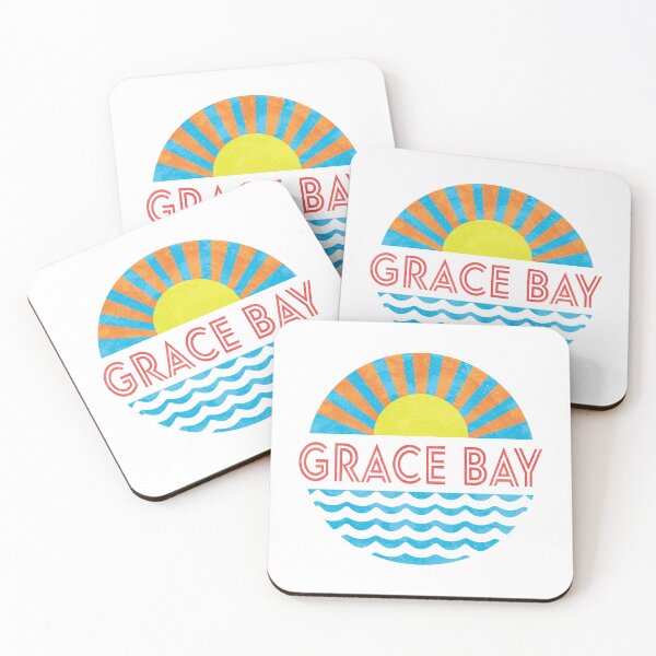 Item preview, Vintage Grace Bay Beach - Sun And Waves designed and sold by Whimsical  Thinker.