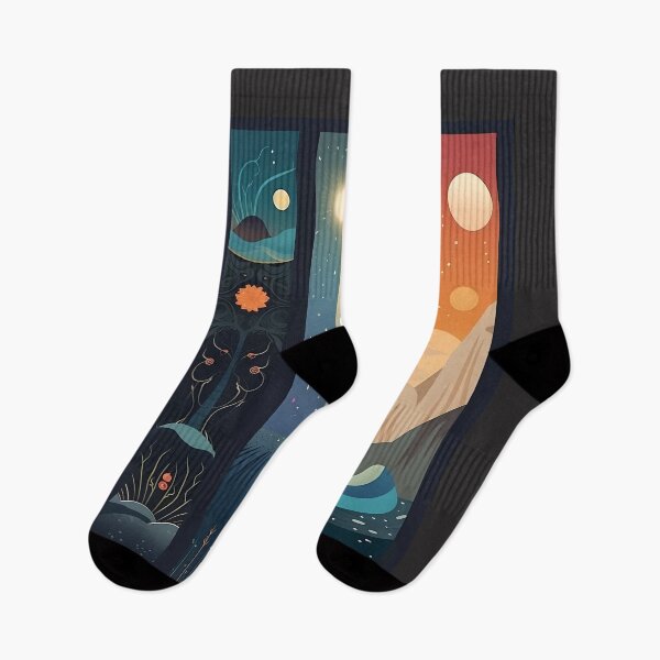 Item preview, Five ELEMENTS abstract imagination Classic designed and sold by DaytoNightCo.
