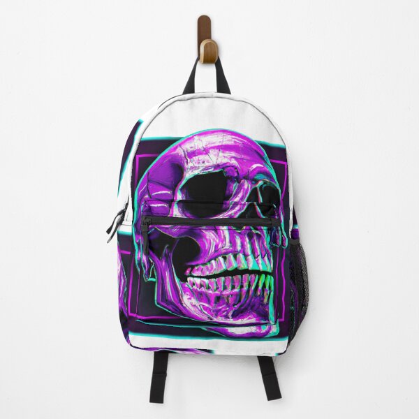 Item preview, Neon Nights: Retro Purple Skull designed and sold by stylestamp3.