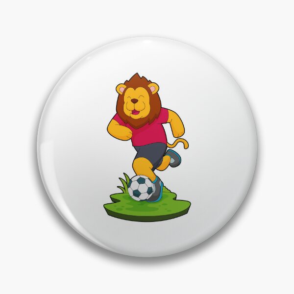 Item preview, Lion Soccer player Soccer designed and sold by Snabdesign84.